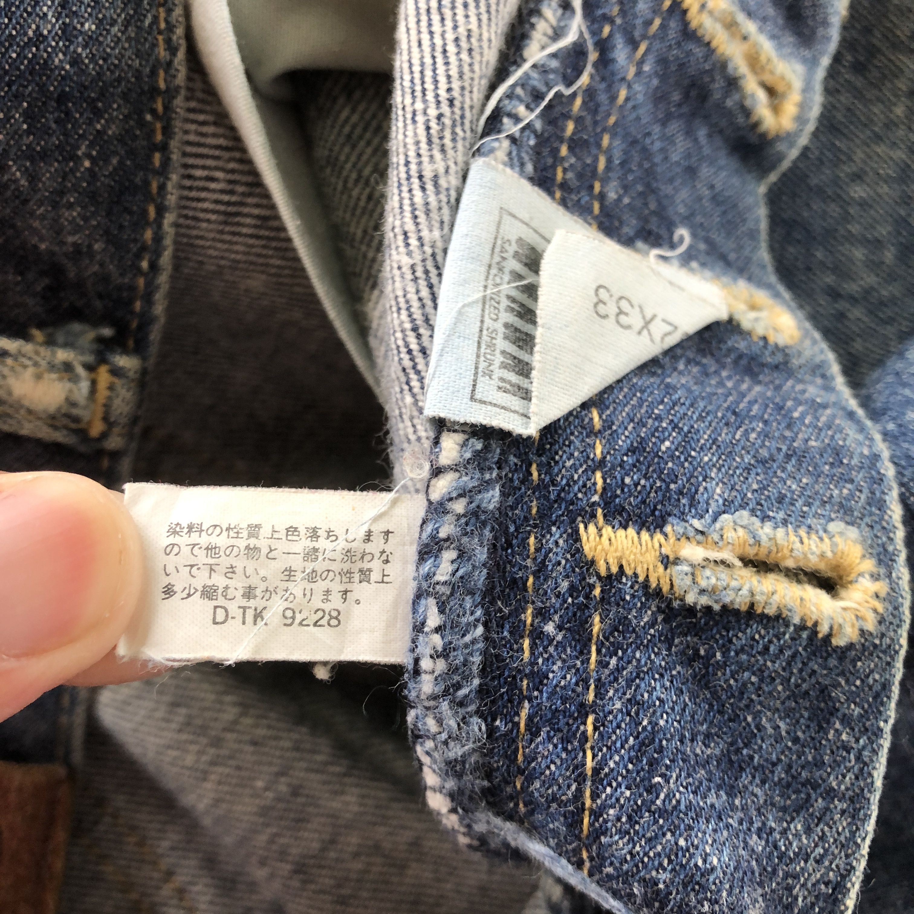Lee Vintage Lee Stone Wash Jeans Lee Sanforized Denim Pants Size US 30 / EU 46 - 6 Thumbnail