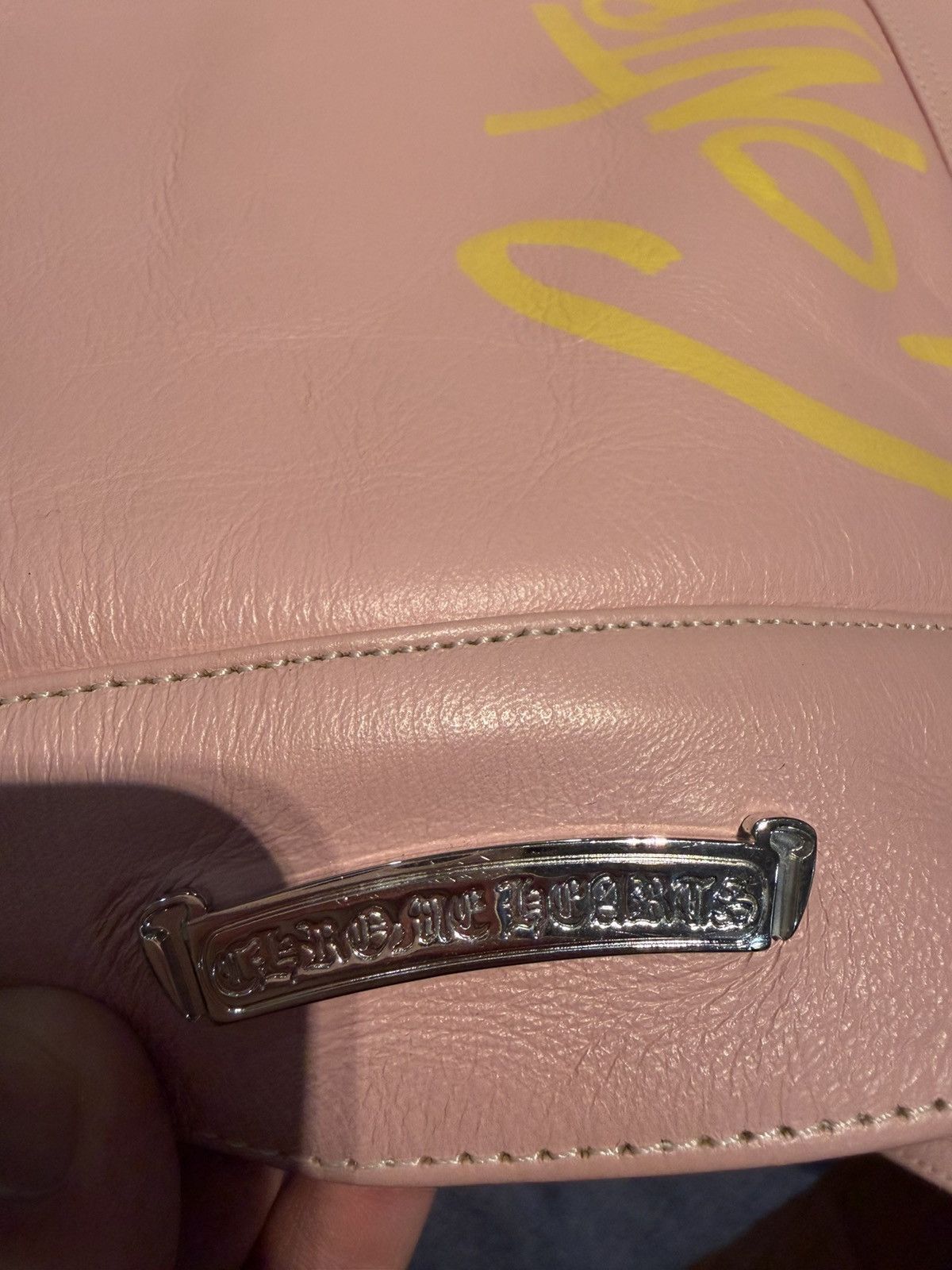 Chrome Hearts Matty boy 1 of 1 pink shearling leather jacket Size US L / EU 52-54 / 3 - 3 Thumbnail