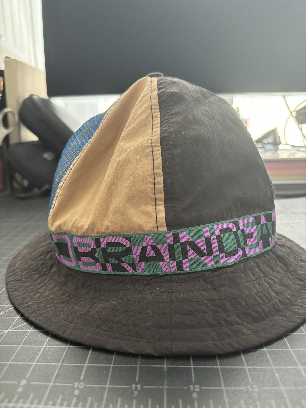 Brain Dead Black and Grey Traveler Bucket hat Size ONE SIZE - 1 Thumbnail
