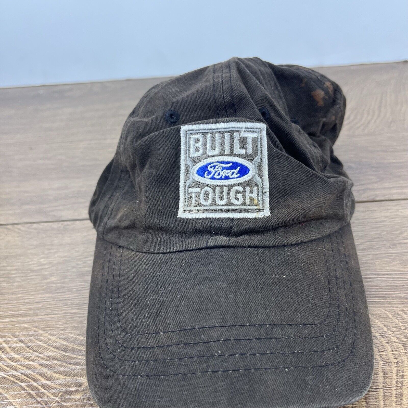Ford Ford Hat Built Ford Tough Hat Brown Cap Adjustable Brown Adu Size ONE SIZE - 3 Thumbnail