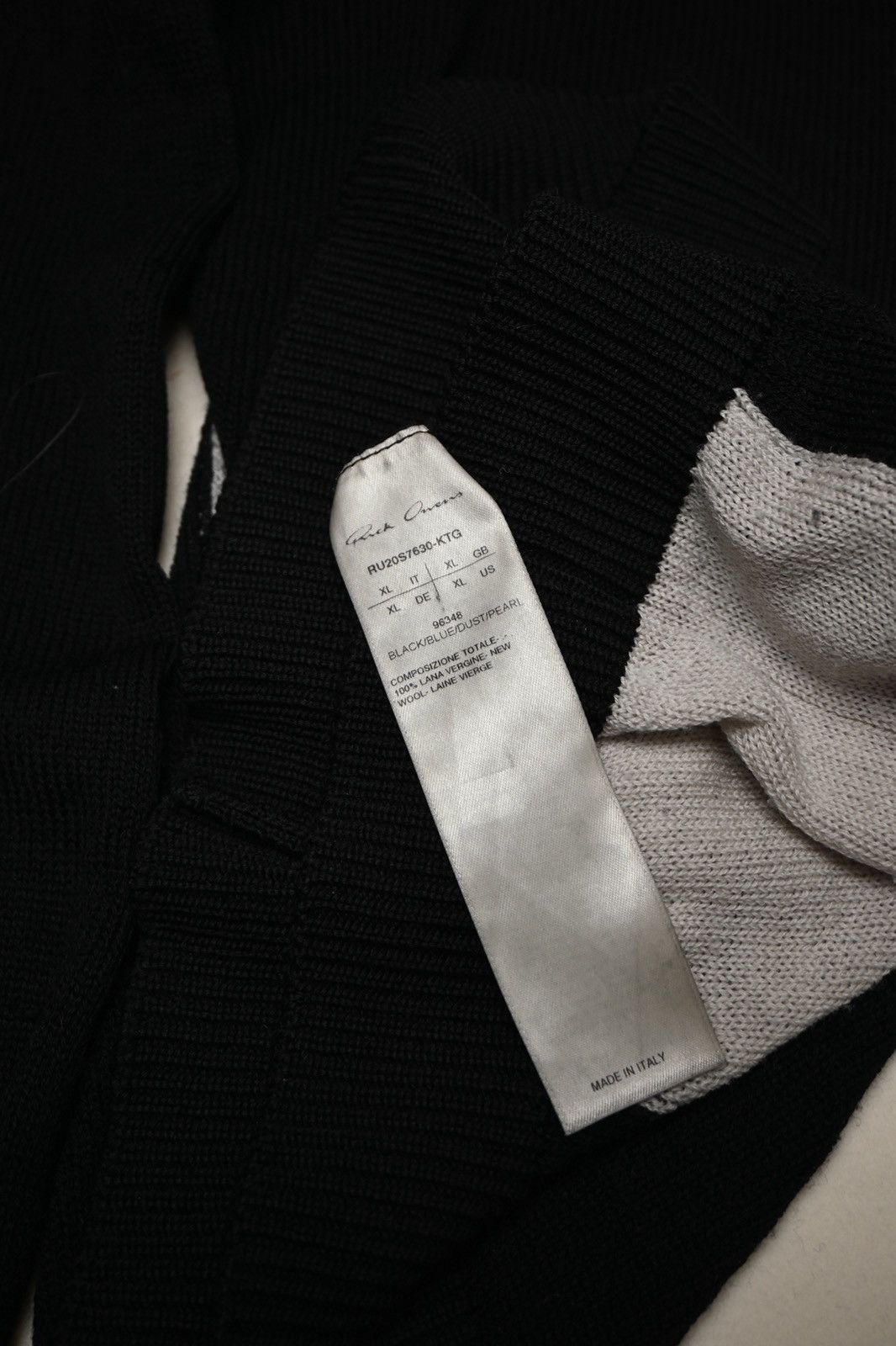 Rick Owens Rick Owens SS20 Tecuatl Geometric Paneled Knit Sweater Size US XL / EU 56 / 4 - 5 Thumbnail