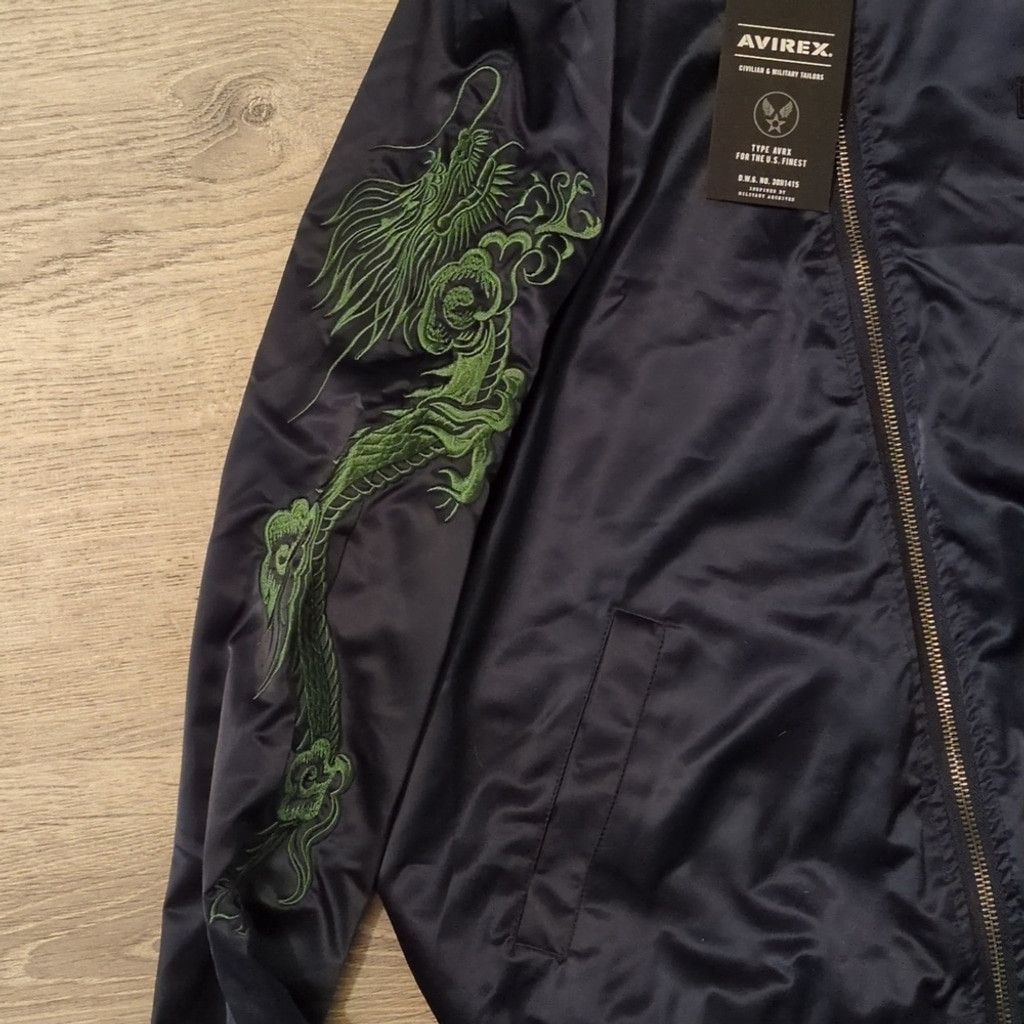 Avirex Avirex navy blazer lightweight bomber jacket size XL Size US XL / EU 56 / 4 - 2 Thumbnail