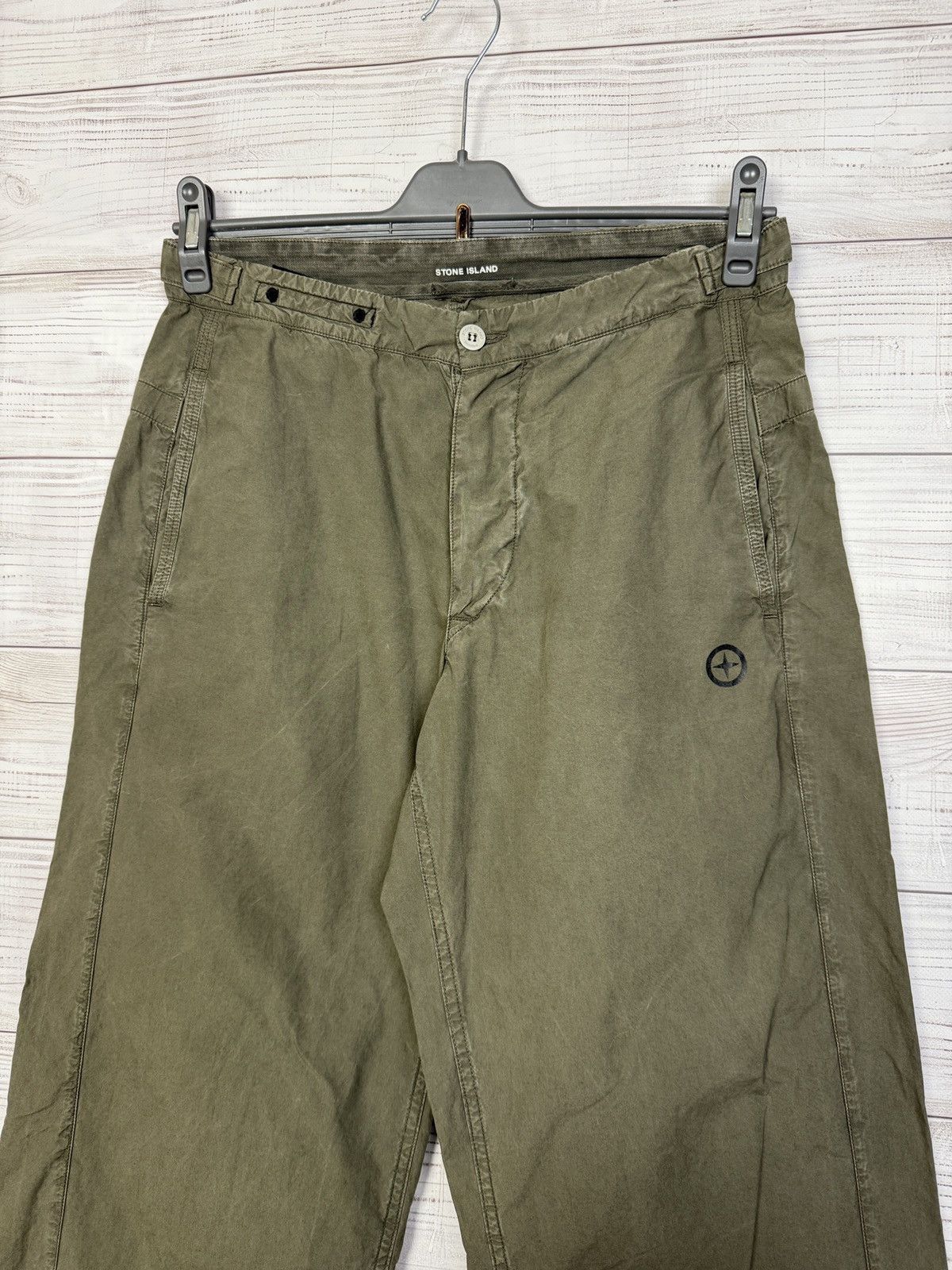 Stone Island Vintage Stone Island Denim Cargo Pants Size US 33 - 3 Thumbnail