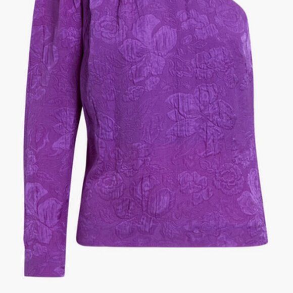 Stella McCartney Stella McCartney One sleeve silk cloqué top size 6 Size M / US 6-8 / IT 42-44 - 6 Thumbnail