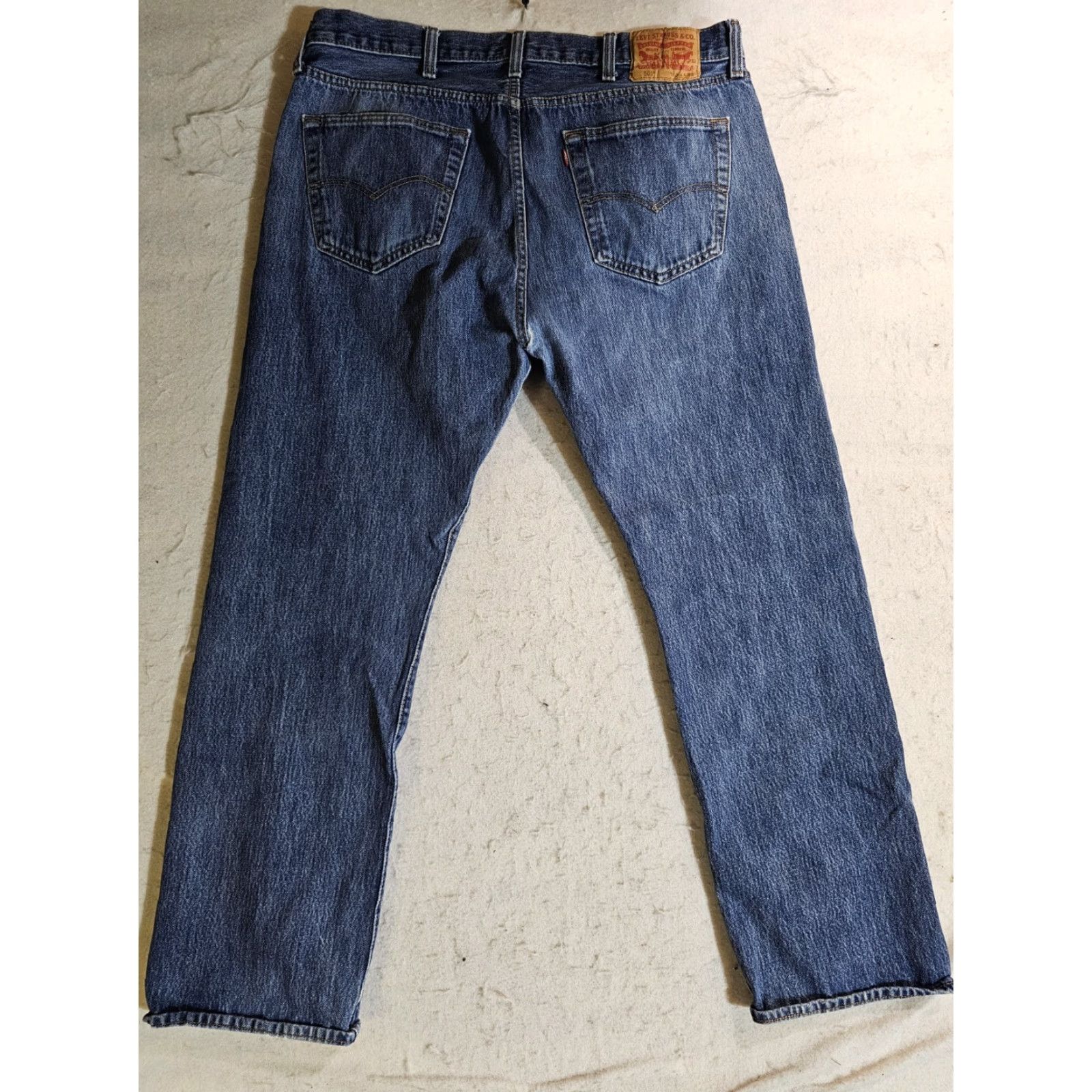 Levi's VINTAGE Levi's 501 XX Jeans Regular Men Medium Blue Denim Cotton 38x32 5-Pocket Distressed Y2K USA Model 501 Size US 38 / EU 54 - 7 Thumbnail