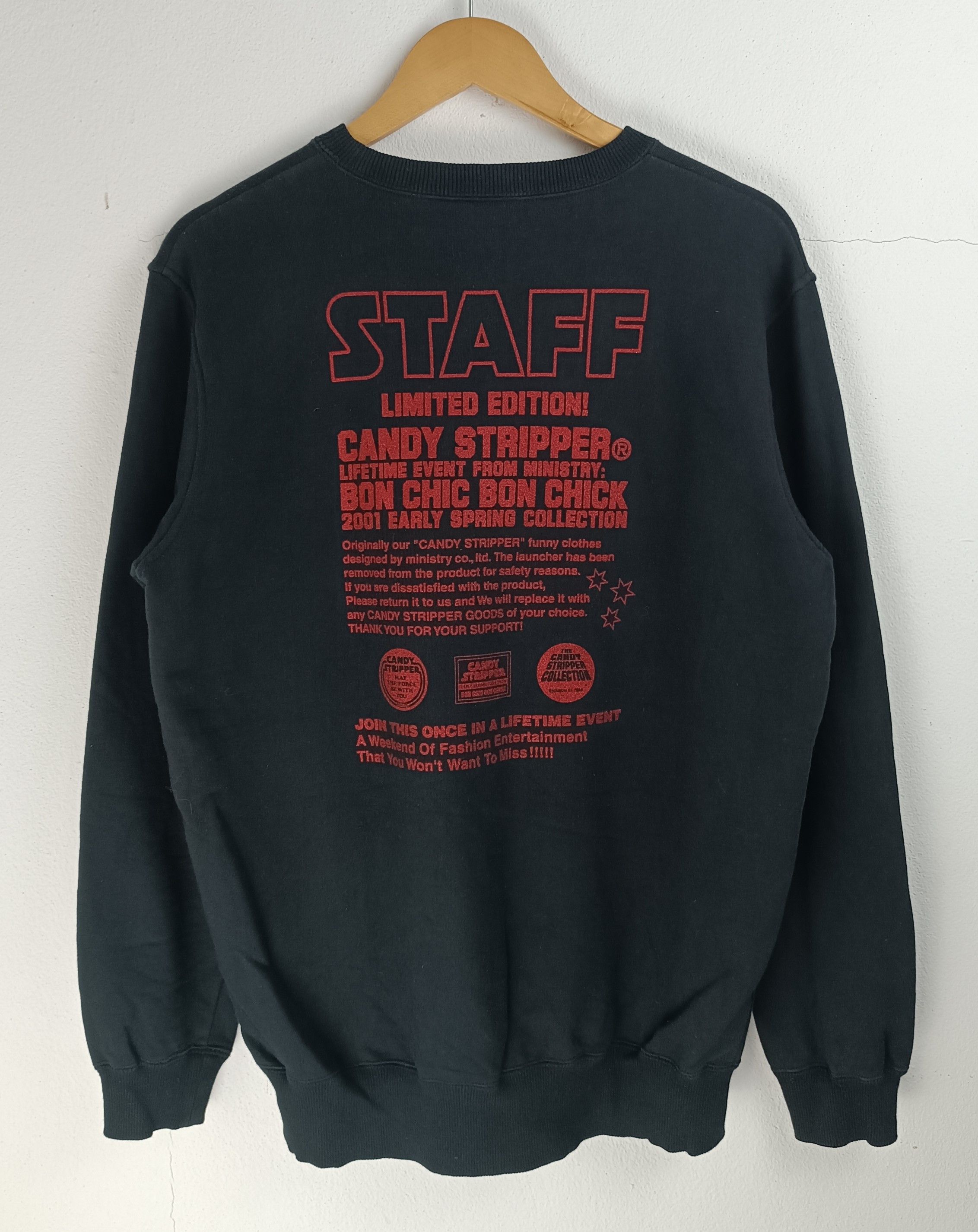 Japanese Brand VINTAGE 2001 CANDY STRIPPER SPRING COLLECTION SUPER RARE Size US M / EU 48-50 / 2 - 4 Thumbnail