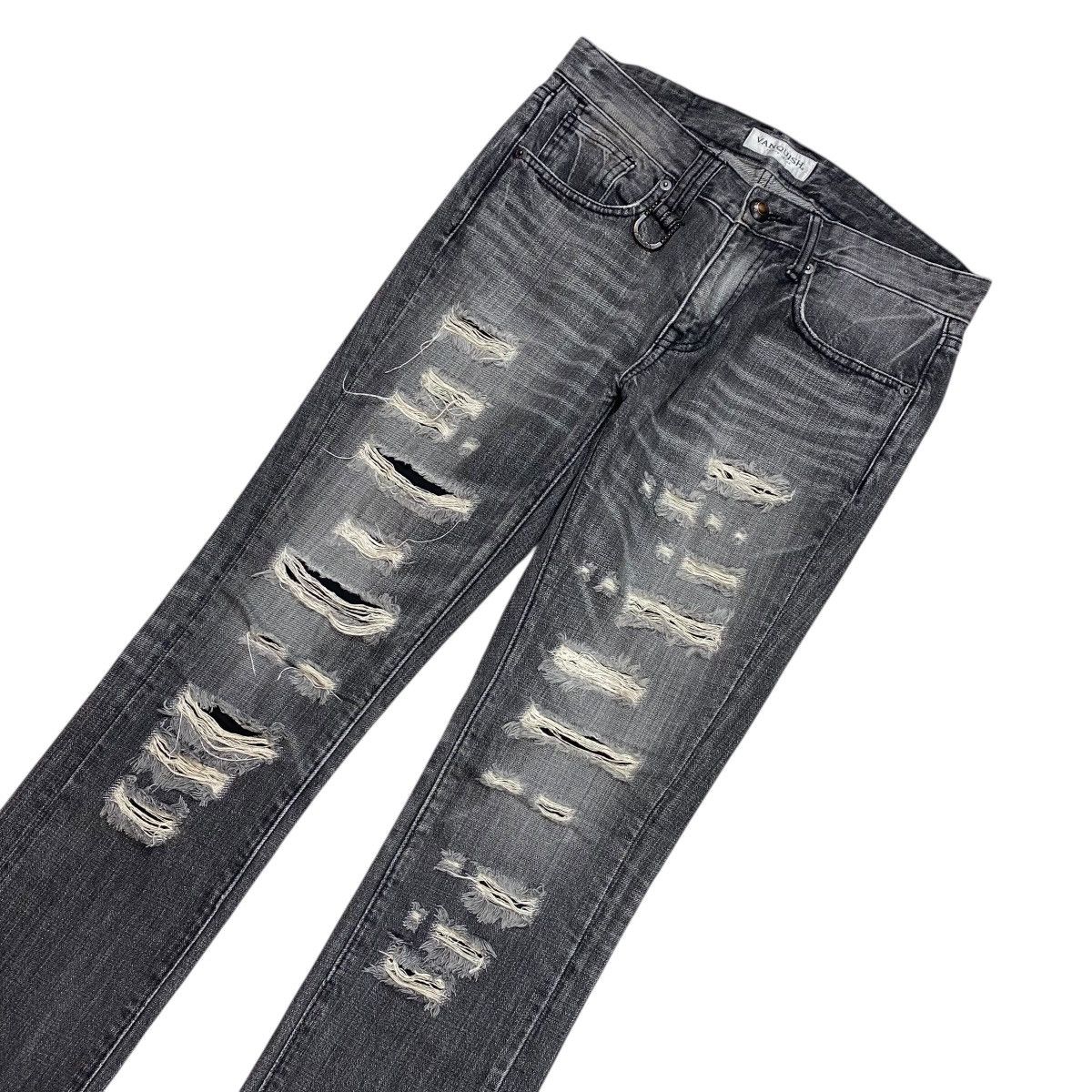 Fragment Design × Vanquish Vanquish Distressed Washed Denim Pants Size US 31 - 2 Thumbnail