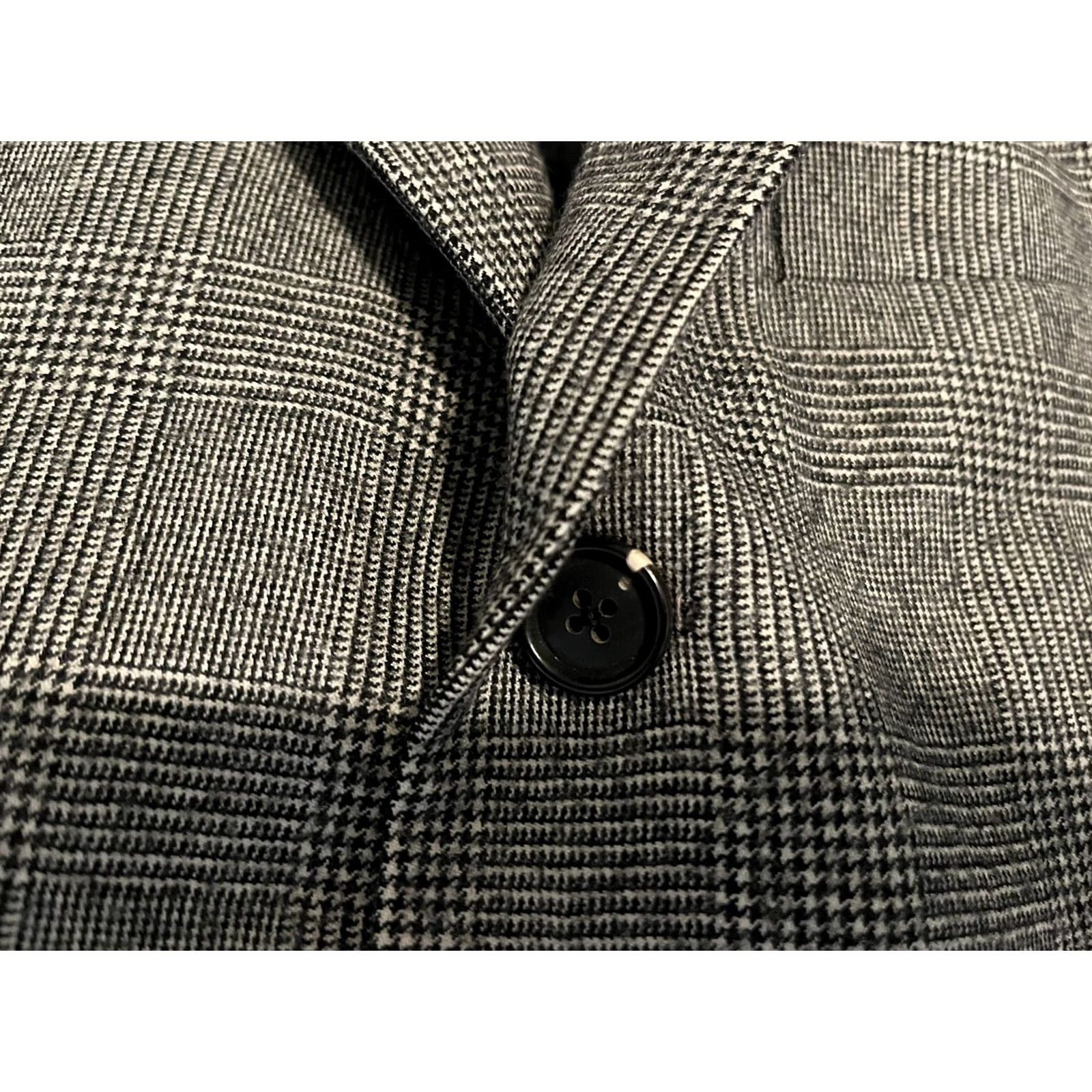Brooks Brothers Brooks Brothers Golden Fleece Gray Wool Blazer Jacket Sport Coat Mens 39R Plaid 3 Button Wool Regular Jacket Mens Gray 39R Size 40R - 7 Thumbnail