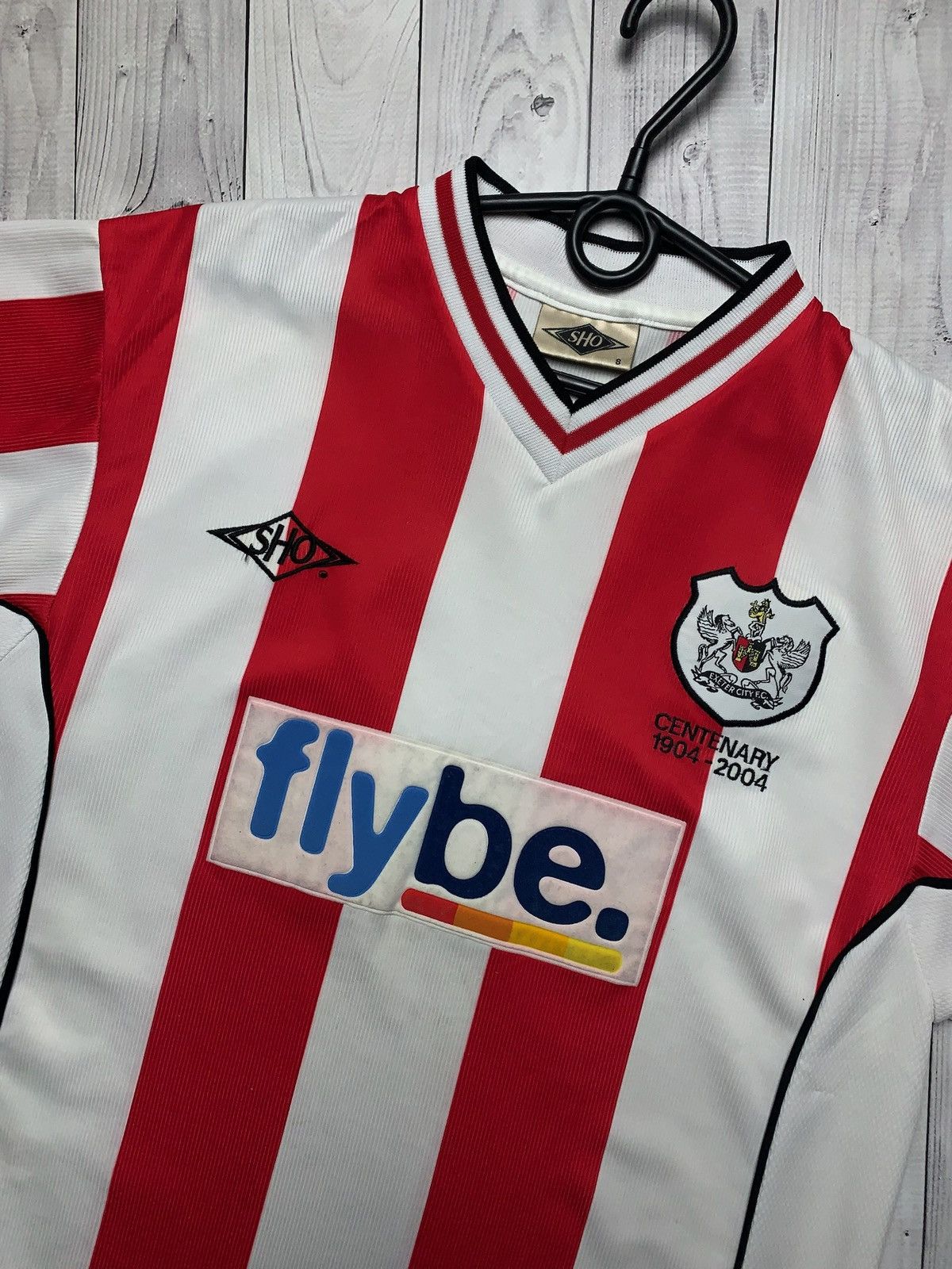Vintage Vintage Exeter City soccer jersey rare 100 years Centenary S Size US S / EU 44-46 / 1 - 2 Thumbnail