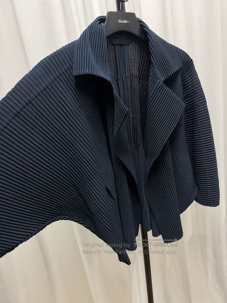 Issey Miyake Issey Miyake Ruffled Loose Fit Unbuttoned Jacket Size S / US 4 / IT 40 - 5 Thumbnail