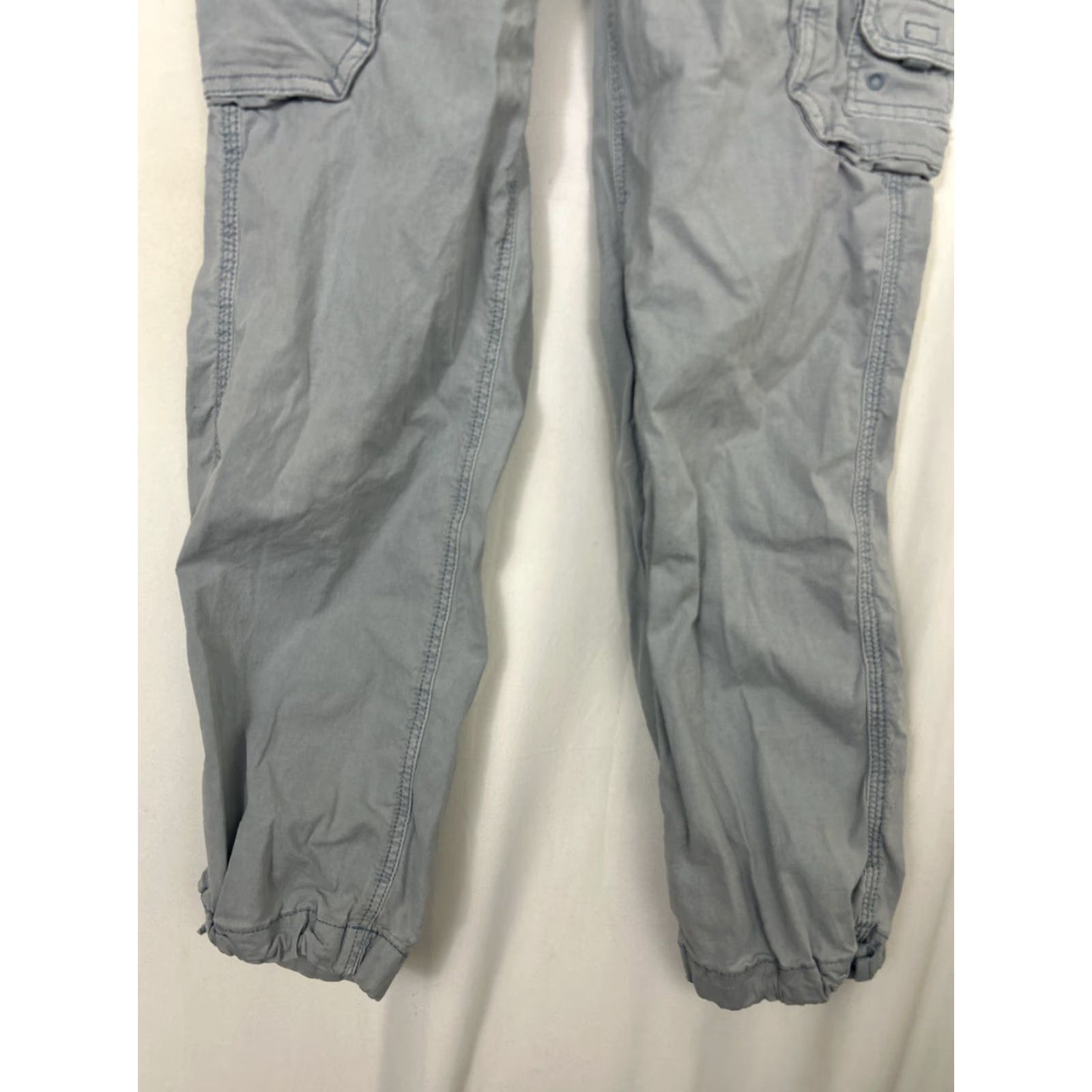 American Eagle Outfitters VINTAGE American Eagle Stretch Pants Blue 00 Women Ankle Cotton Blend 24x29 Size 24" / US 00 / IT 34 - 2 Thumbnail