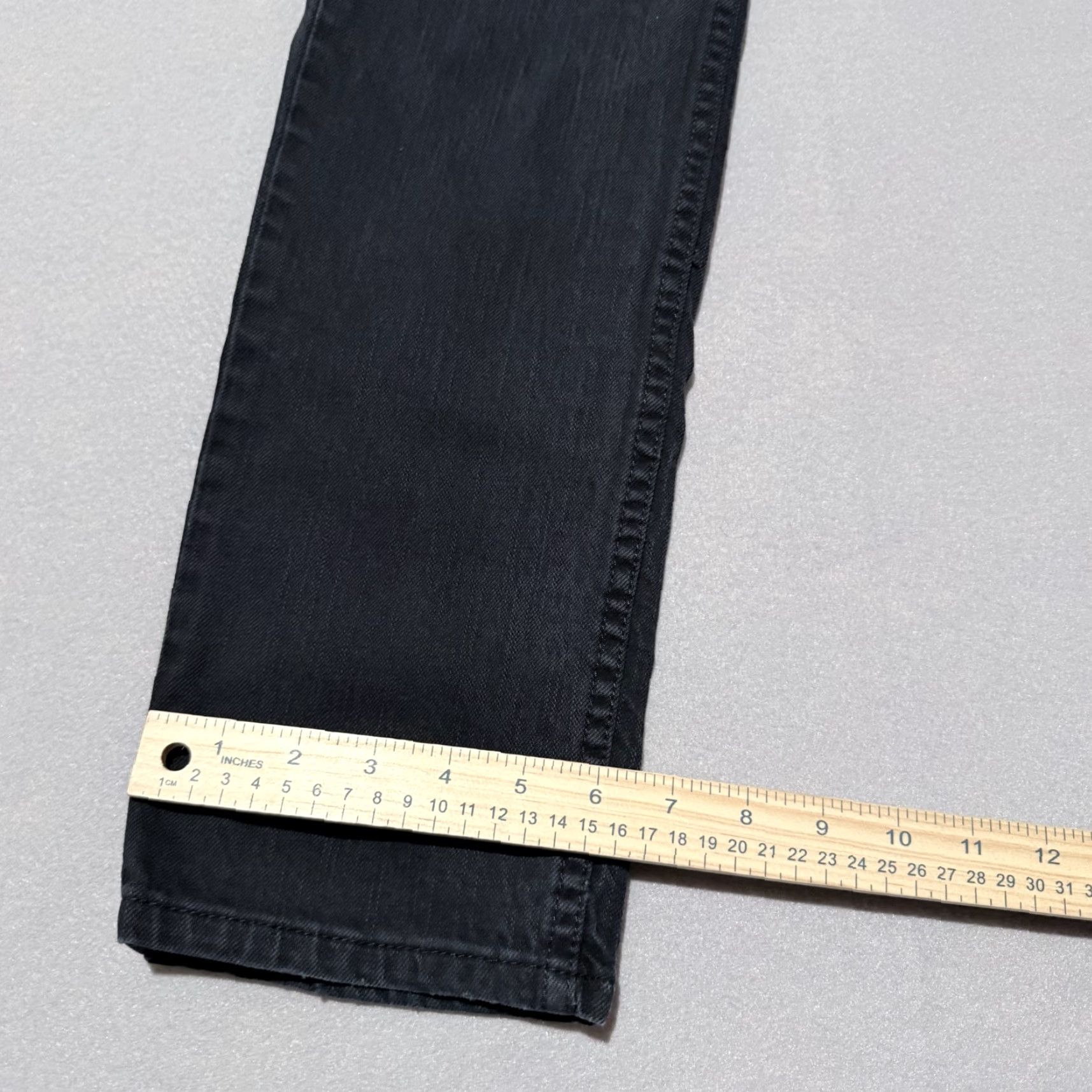 Levi's Levi's Jeans Men Black Denim Mid-Rise Classic Straight Zip Fly 29X30 511 Size US 29 - 7 Thumbnail