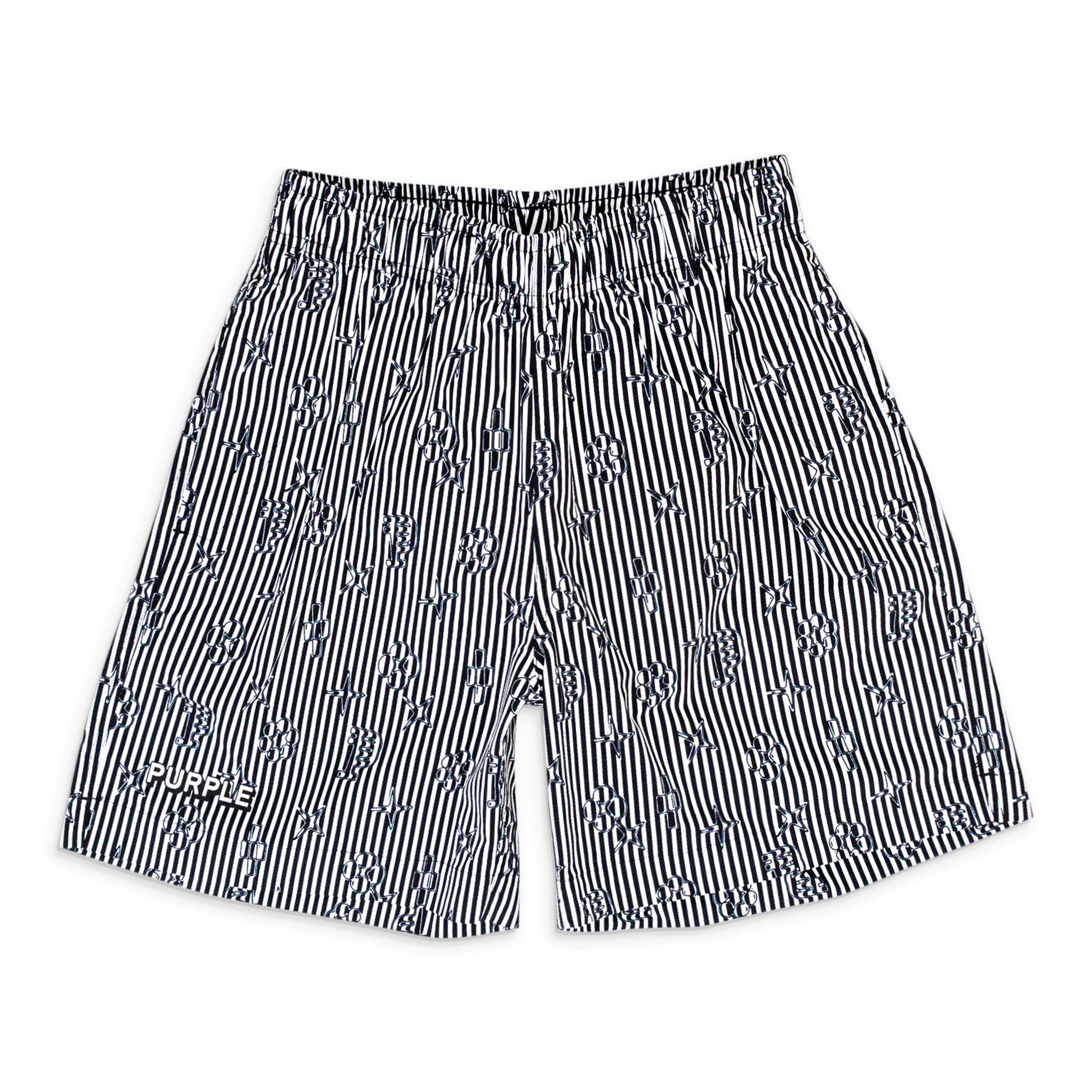 Purple Brand ALL ROUND SHORT AOP SHORTS Size XS Size US 28 / EU 44 - 1 Thumbnail