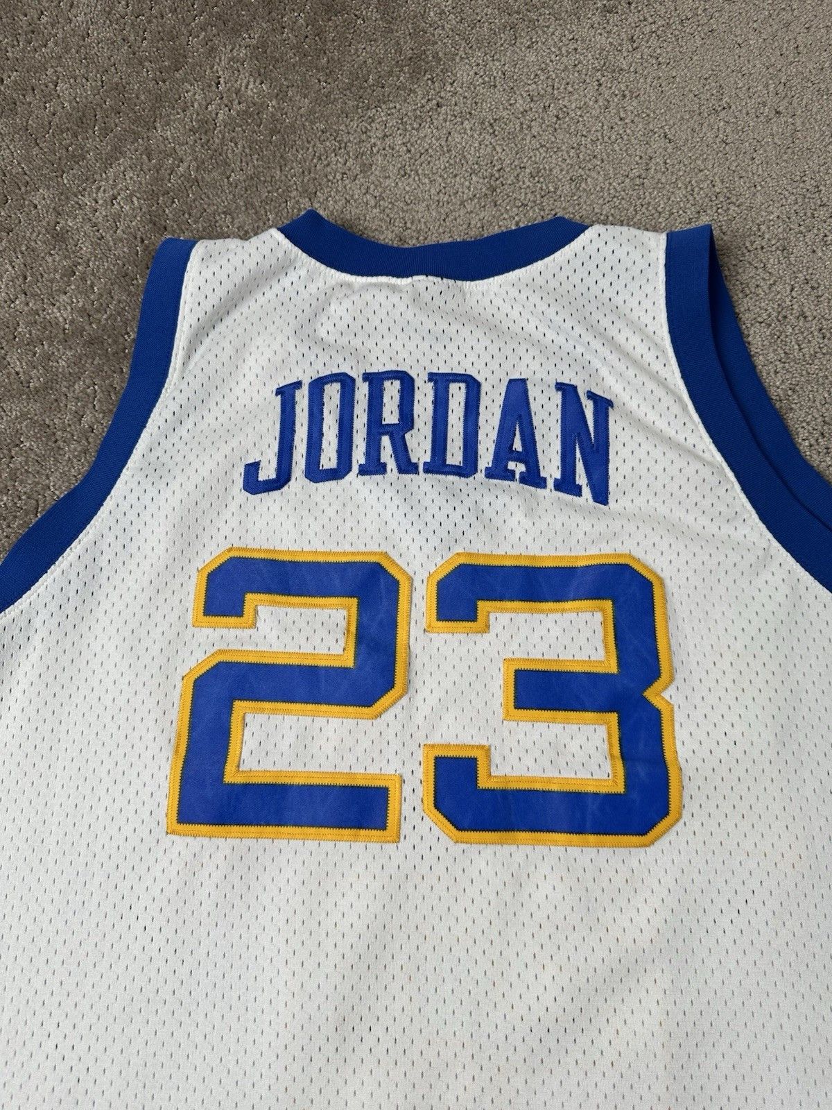 NBA Mens Jersey 90s Michael Jordan High School Nike Laney Sz 3XL Size US XXL / EU 58 / 5 - 4 Thumbnail