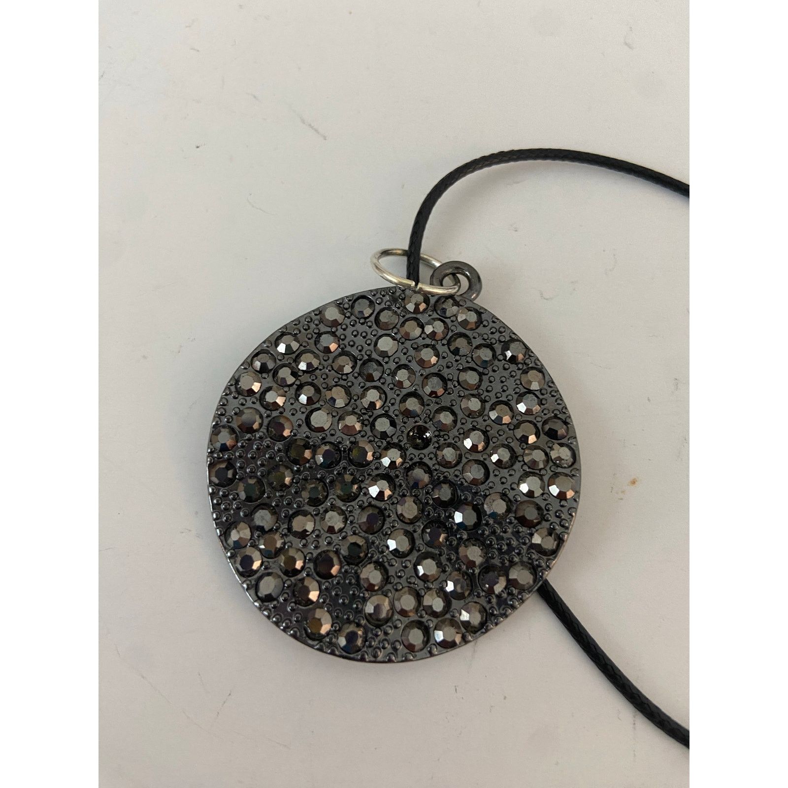 Handmade Gray metal pendant necklace Size ONE SIZE - 4 Thumbnail