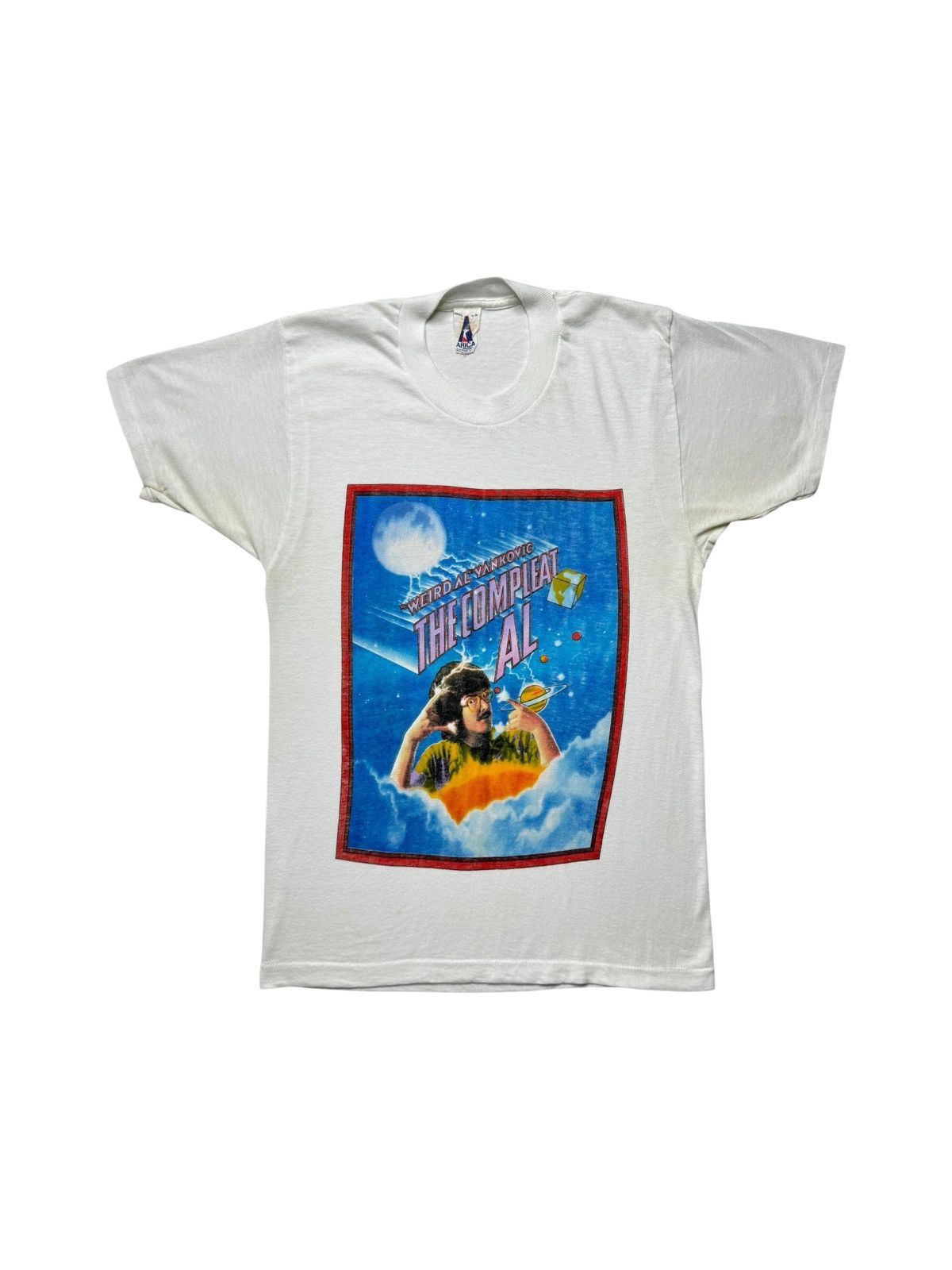 Band Tees Vintage 80's Weird Al Yankovic The Compleat AL Tee Shirt Size US S / EU 44-46 / 1 - 1 Thumbnail