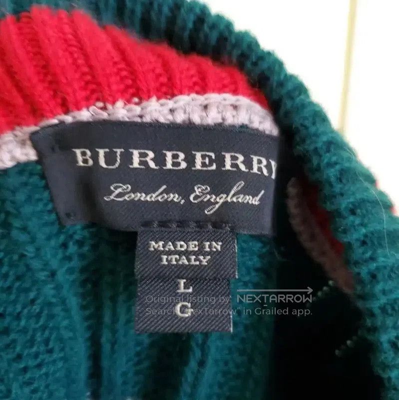 Burberry Burberry Multicolor Striped Wool Knit Top. Size L / US 10 / IT 46 - 7 Thumbnail