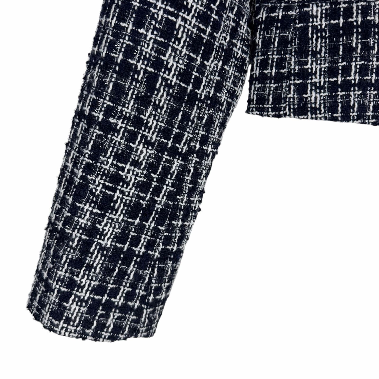 Rag & Bone Rag & Bone Elvy Tweed Double Breasted Blazer Navy Size 12 Size XL / US 12-14 / IT 48-50 - 7 Thumbnail