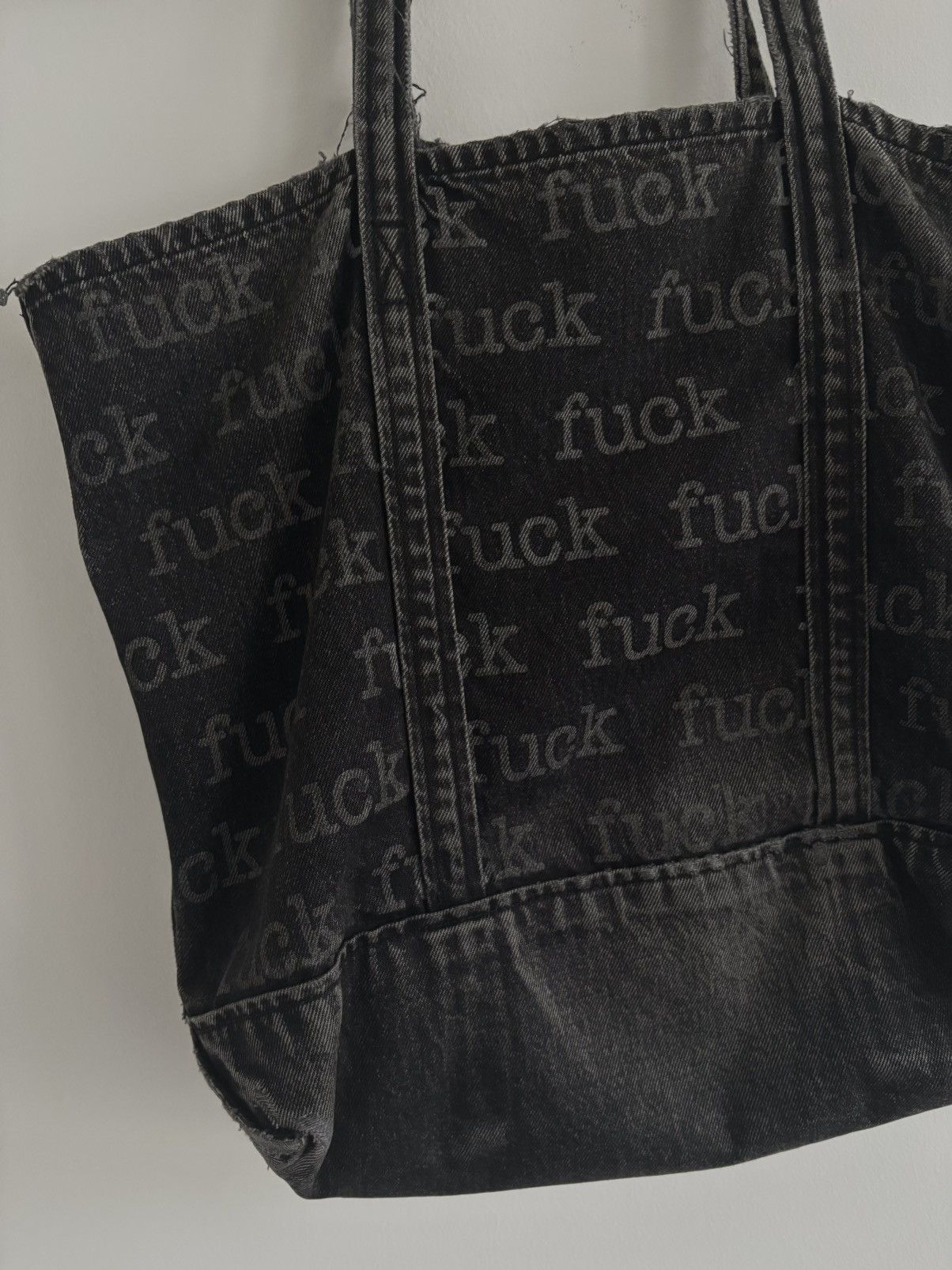 Supreme supreme fuck denim tote bag Size ONE SIZE - 13 Thumbnail