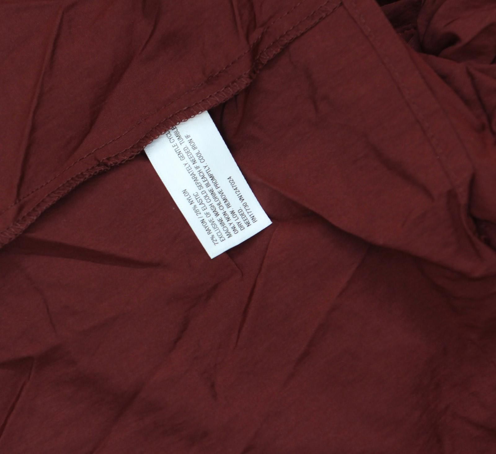 Other Nwt Future Collective Long Midi Shirtdress Burgundy Red Xxl Size XXL / US 16-18 / IT 52-54 - 4 Thumbnail