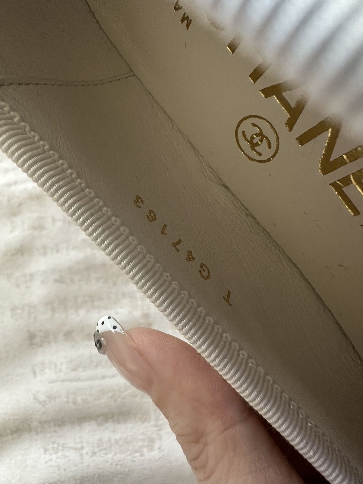 Chanel chanel 26M coco beach cambon flat white color size 36.5 Size US 6.5 / IT 36.5 - 10 Thumbnail