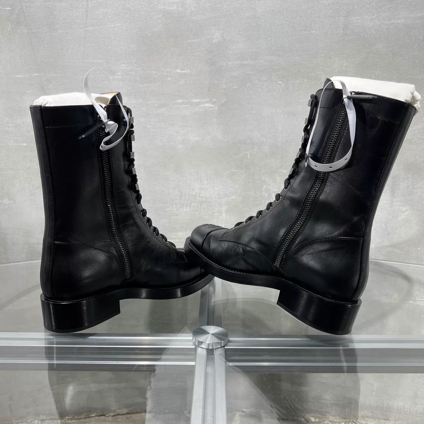 Chanel Chanel Women's Black Martin Boots 37 Size US 6.5 / IT 36.5 - 5 Thumbnail