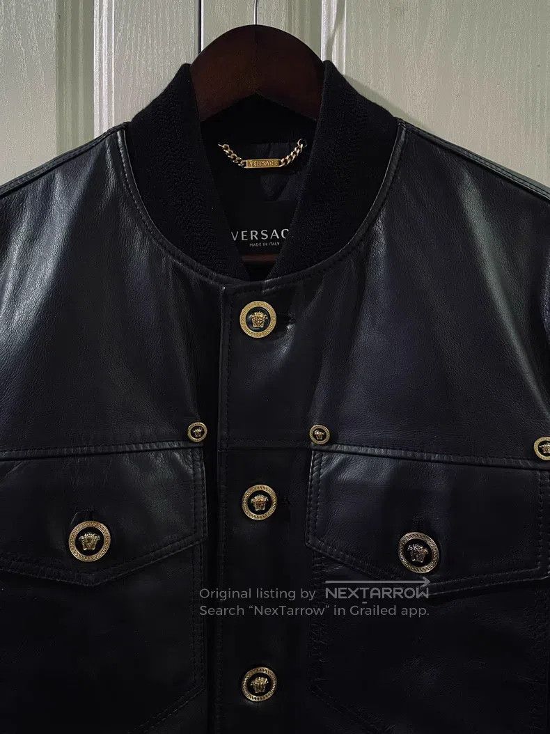 Versace Versace Heavy industry hardware, cowhide, leather clothing Size US S / EU 44-46 / 1 - 2 Thumbnail