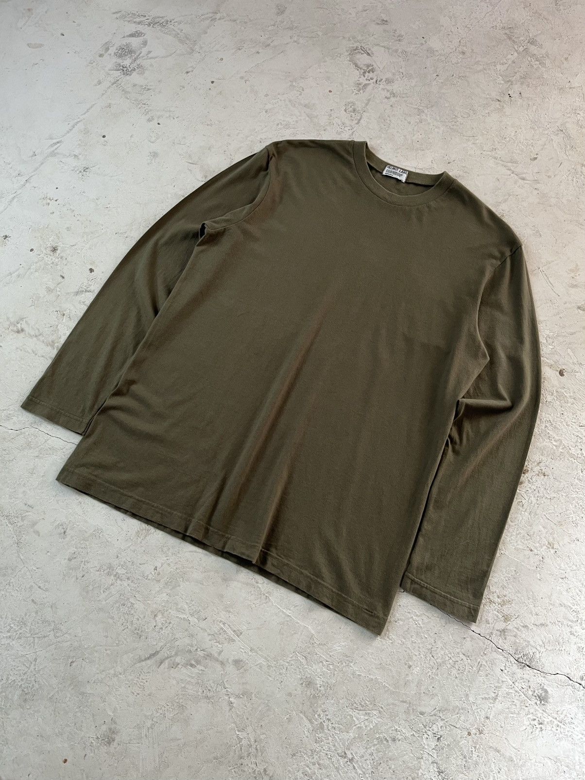 Helmut Lang AW99 Helmut Lang Olive Longsleeve Size US L / EU 52-54 / 3 - 2 Thumbnail