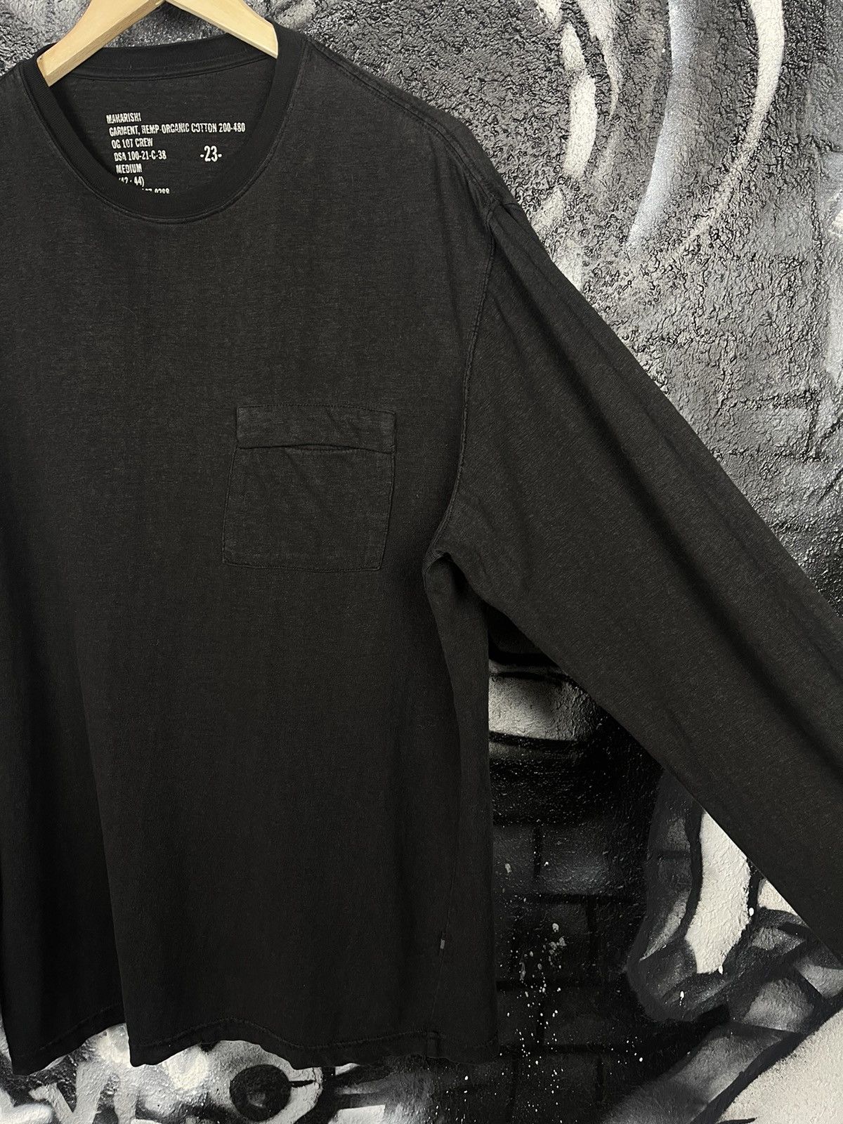 Maharishi Maharishi Hemp Organic Cotton L/S Pocket T-Shirt Men’s Size US M / EU 48-50 / 2 - 6 Thumbnail