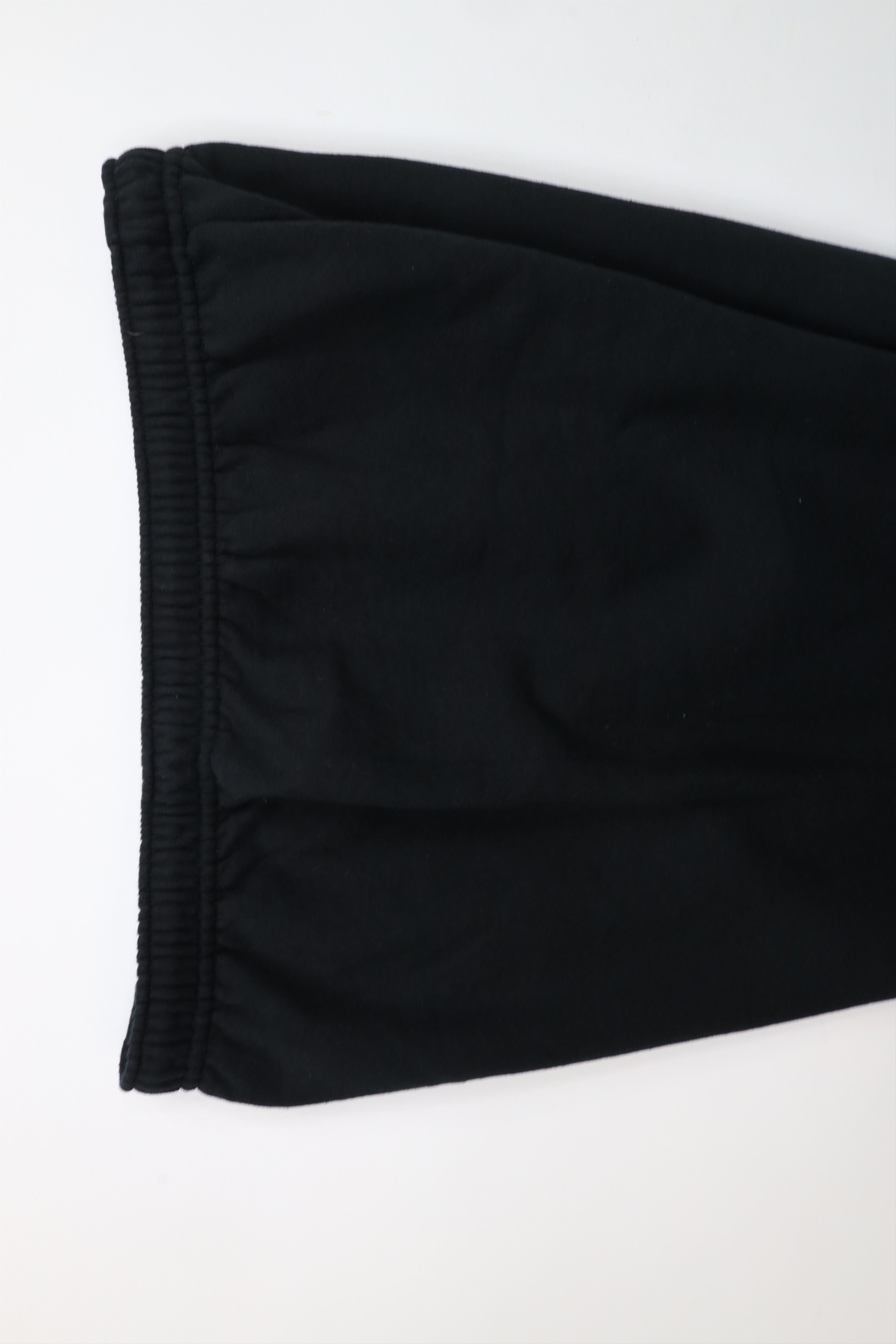 Vintage Vintage 90s Streetwear Blank Cuffed Sweatpants Joggers Black Size US 38 / EU 54 - 6 Thumbnail