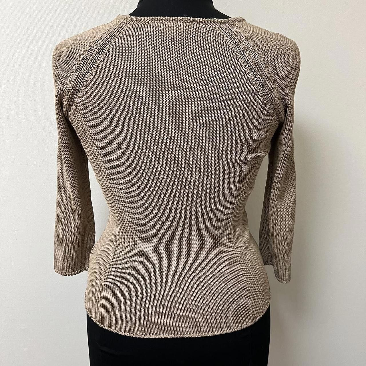 Designer Max Mara Knit Top Size S / US 4 / IT 40 - 2 Thumbnail