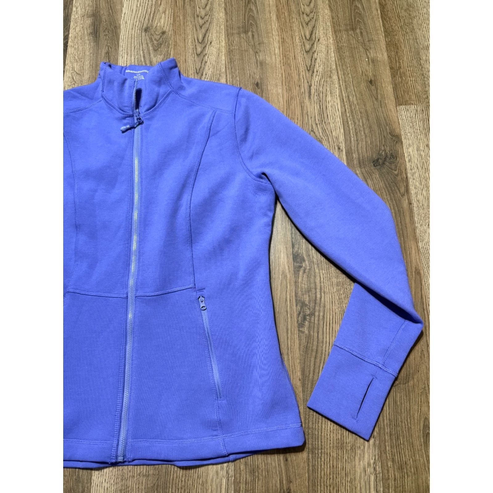 Essentials Amazon Essentials Sweatshirt Shirt Women L Purple Full Zip Long Sleeve Modern Fall Winter Spring Summer Regular Size L / US 10 / IT 46 - 4 Thumbnail