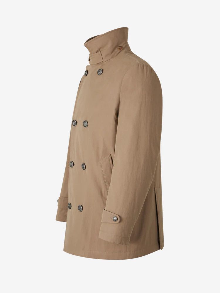 Brunello Cucinelli o1w1db10326 Quilted Trench Coat in Brown Size US L / EU 52-54 / 3 - 2 Thumbnail