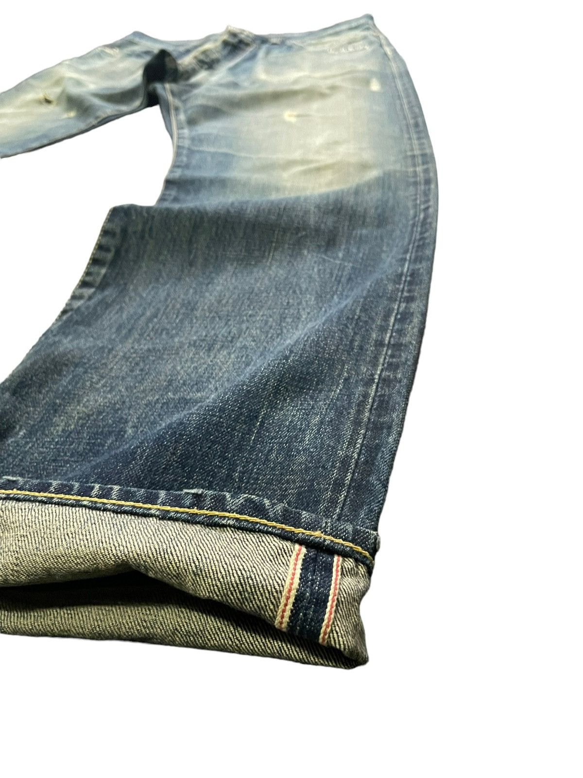 Japanese Brand Subciety Selvedge Distresed Denim Size US 34 / EU 50 - 3 Thumbnail