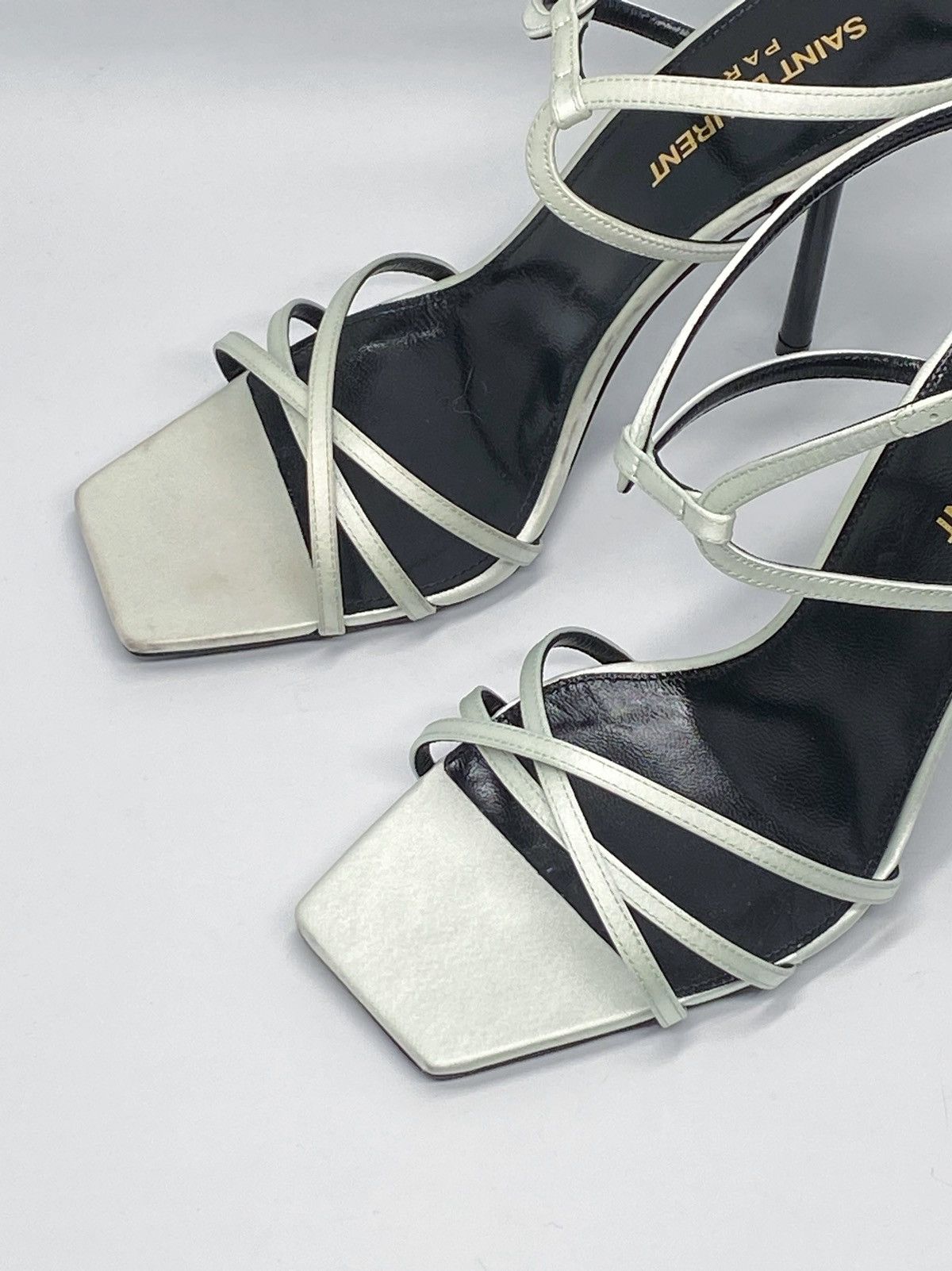 Yves Saint Laurent Saint Laurent Nuit 105mm high-heeled sandals size 37.5 Size US 7.5 / IT 37.5 - 8 Thumbnail