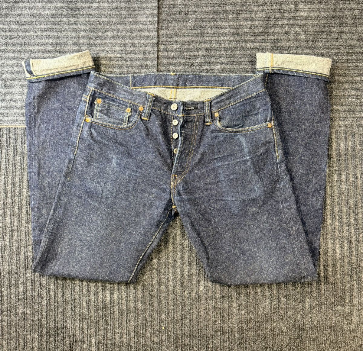 Samurai Jeans Samurai Jeans Japanese Selvedge Denim Jeans 15oz, S0511 Size US 33 - 1 Thumbnail