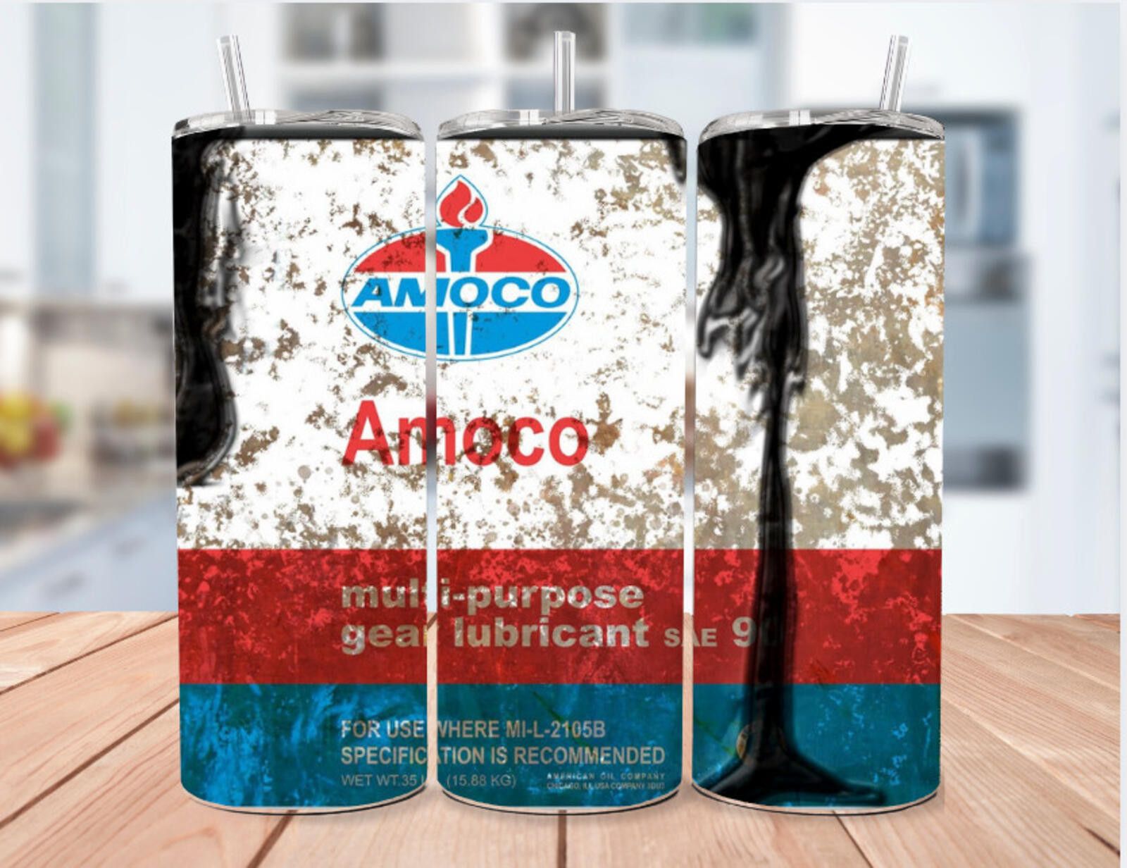 Other Amoco Multi-Purpose Stainless Steel Tumbler 20 Oz Size ONE SIZE - 1 Thumbnail