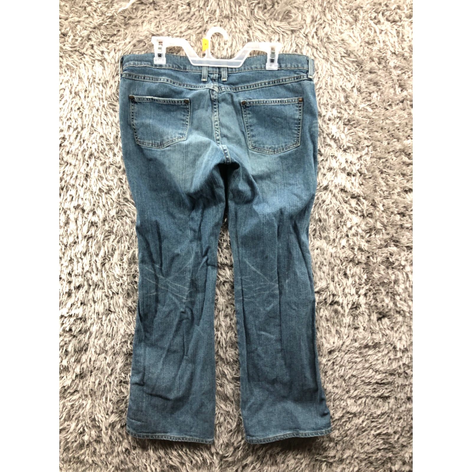 Old Navy Old Navy Jeans Womens Regular Bootcut Dark Wash Denim Stretch Size 14 Size 36" / US 14 / IT 50 - 5 Thumbnail