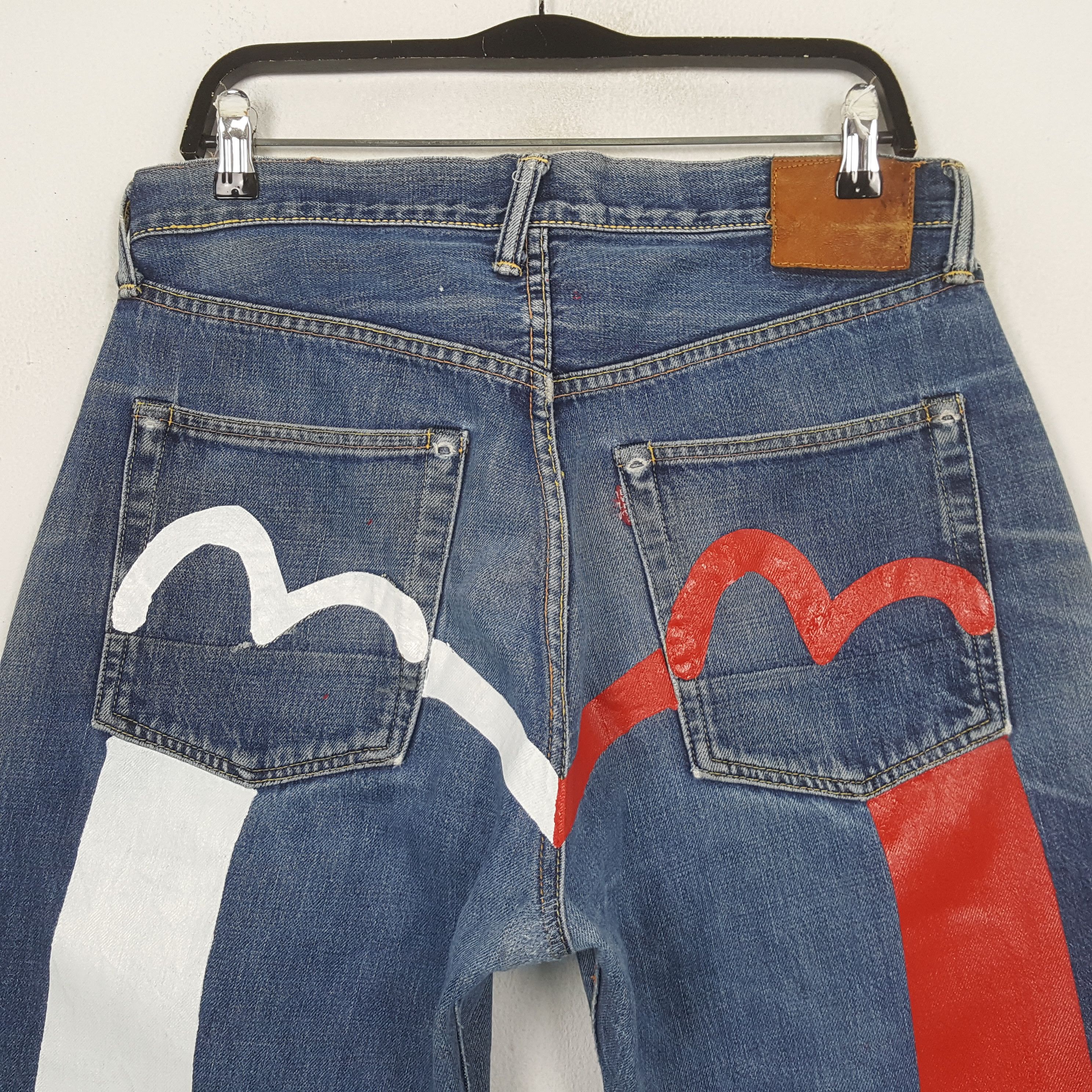 Evisu Evisu Japanese Brand Streetwear Custom Daicock Jeans RR28 Size US 32 / EU 48 - 2 Thumbnail