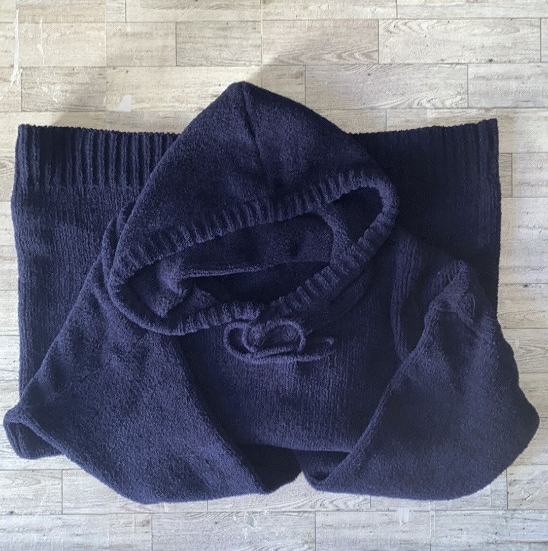 Vintage Navy, Chenille, Oversized Chunky Pullover Hooded Sweater Size ONE SIZE - 5 Thumbnail