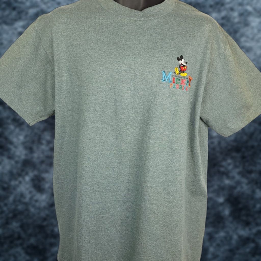 Vintage VINTAGE Mickey Mouse T Shirt Mens Large Green 90s Walt Disney Made In USA Disney Shirt Mens Large Green 90s Size US L / EU 52-54 / 3 - 1 Thumbnail