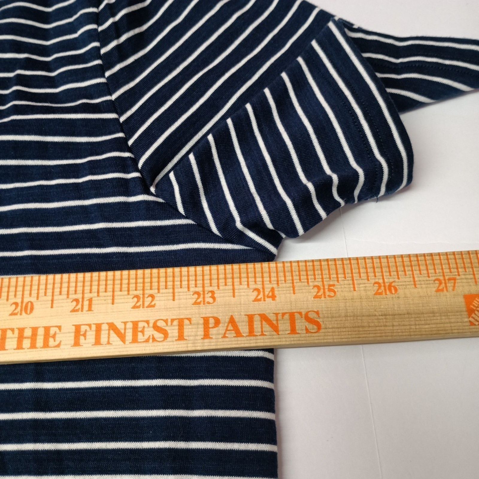 St. Johns Bay St. John’s Bay Henley Shirt Men's Size XL Blue White Striped Size US XL / EU 56 / 4 - 4 Thumbnail