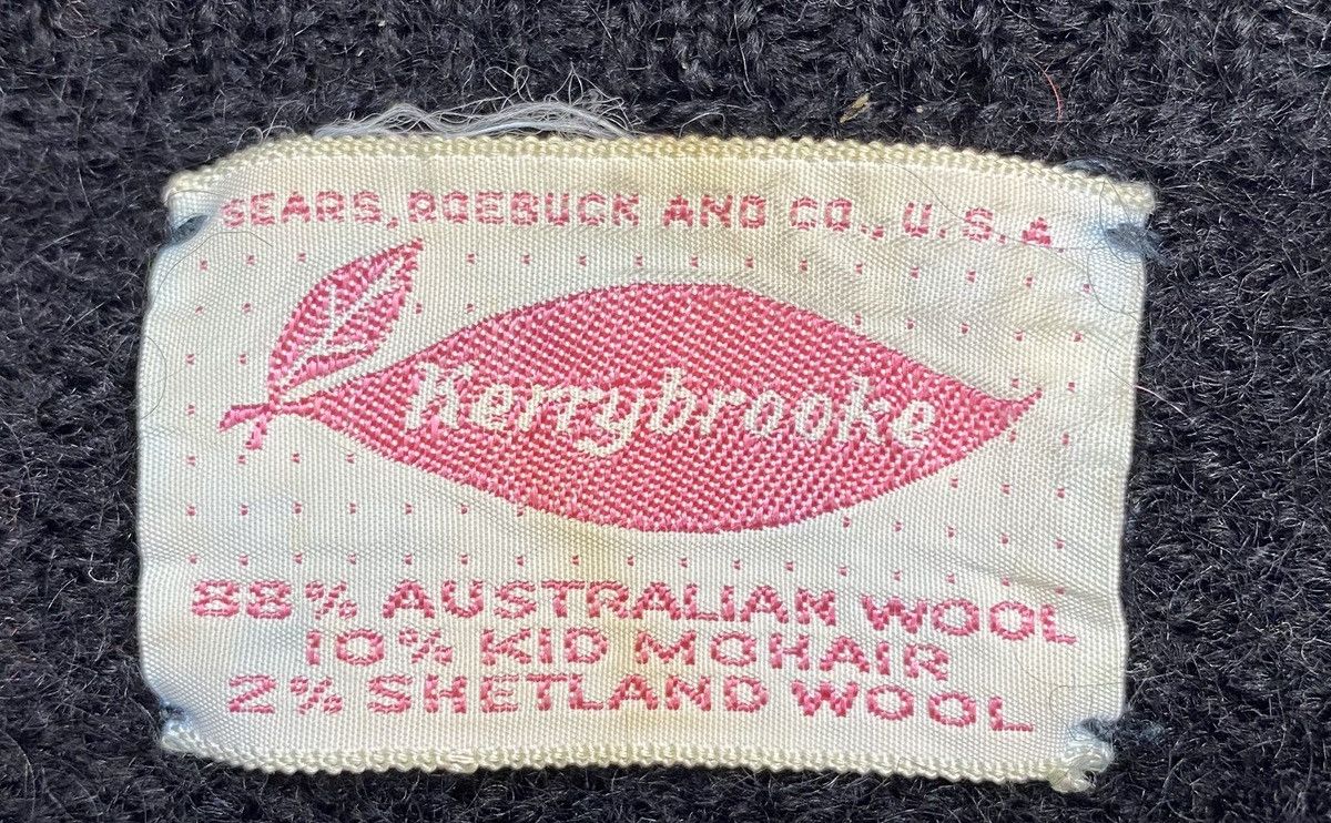 Sears True Vintage Sears Kerrybrooke Sweater Black Lambswool 1950s Size S / US 4 / IT 40 - 3 Thumbnail