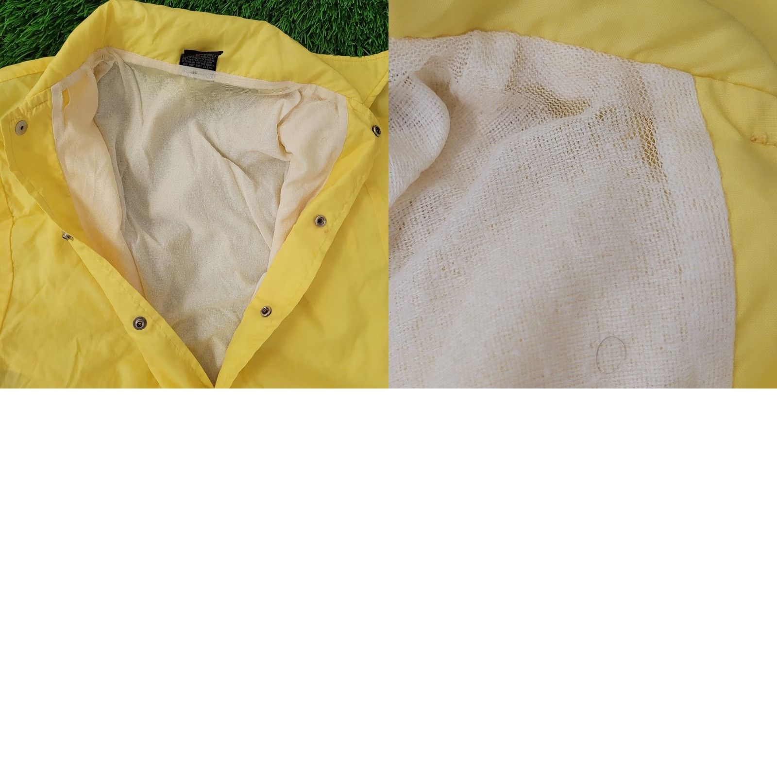 Coach VINTAGE Aristo-Jac Coach Jacket Womens S/M Baggy 20x26 Yellow 80s Retro Hipster Outdoor Outerwear Casual Womens Size S / US 4 / IT 40 - 9 Thumbnail