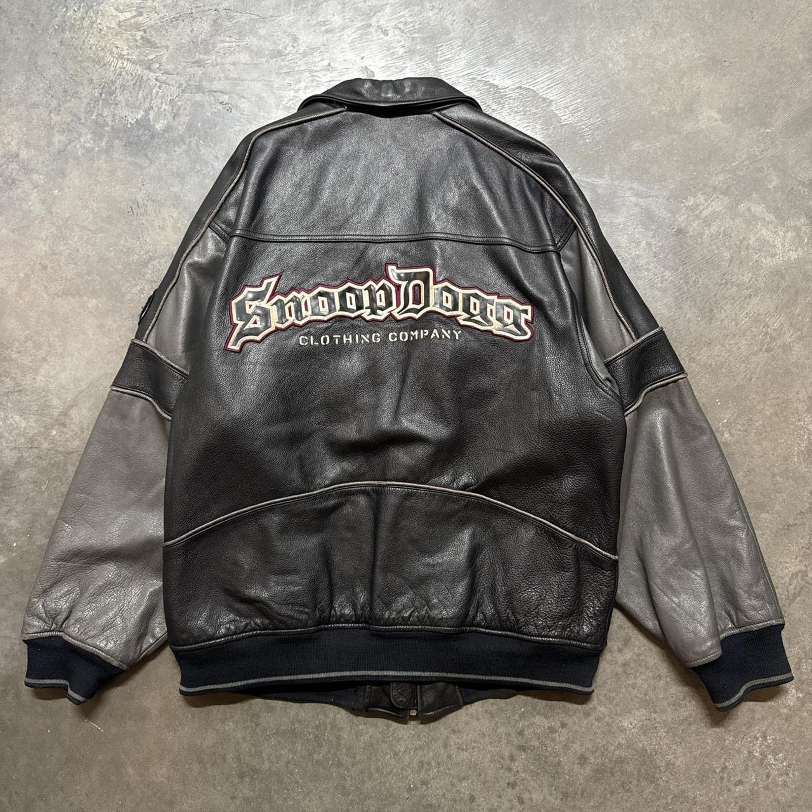 Vintage Vintage Snoop Dogg Clothing Company Rap Leather Jacket Size US XL / EU 56 / 4 - 1 Thumbnail