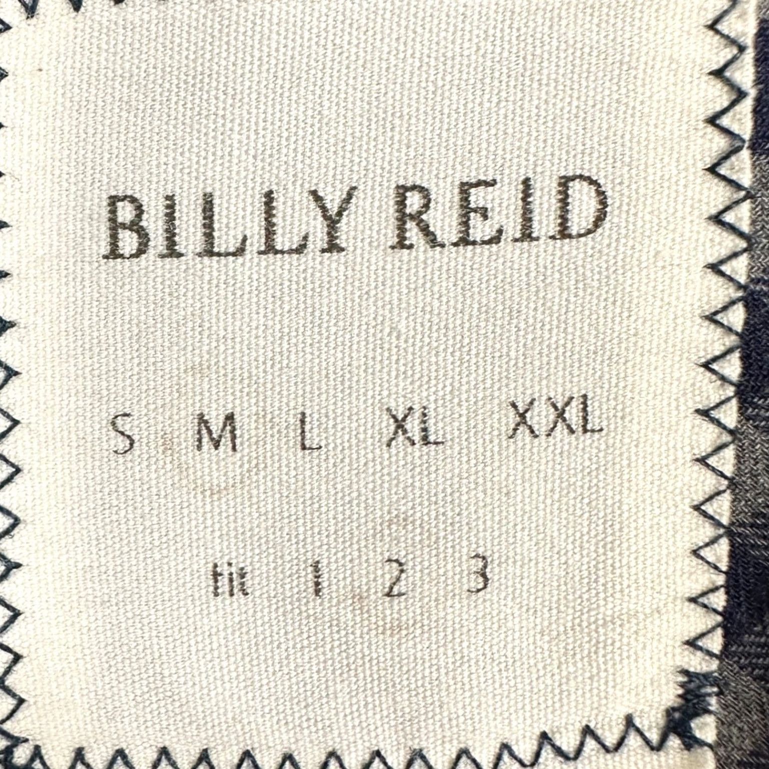 Billy Reid Billy Reid Shirt Mens Medium Navy Grey Button Up Gingham Check Casual Pockets Size US M / EU 48-50 / 2 - 4 Thumbnail