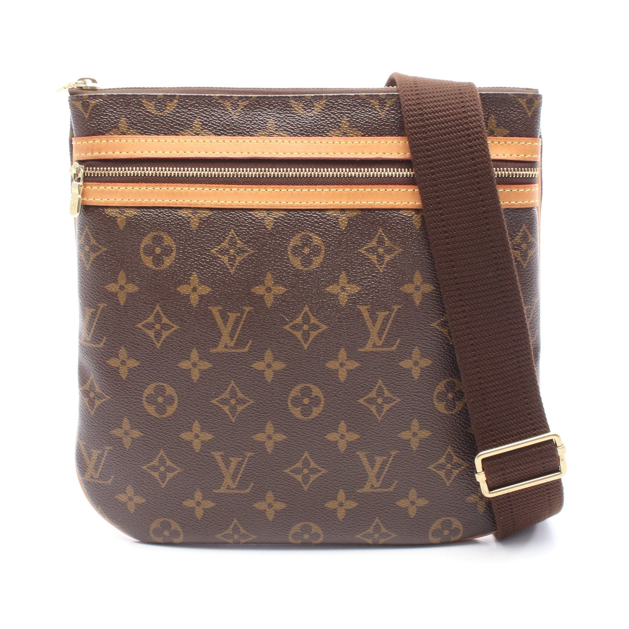 Louis Vuitton Louis Vuitton Pochette Bosphore Monogram Shoulder Bag Leather Brown Size ONE SIZE - 1 Thumbnail