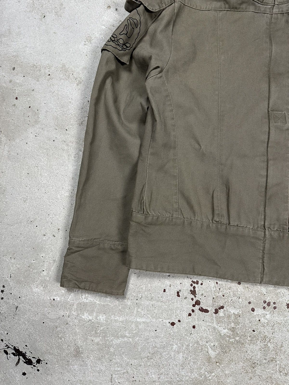 Japanese Brand Vintage Y2K Asymmetrical Utility Light Jacket Army Style Size US S / EU 44-46 / 1 - 4 Thumbnail
