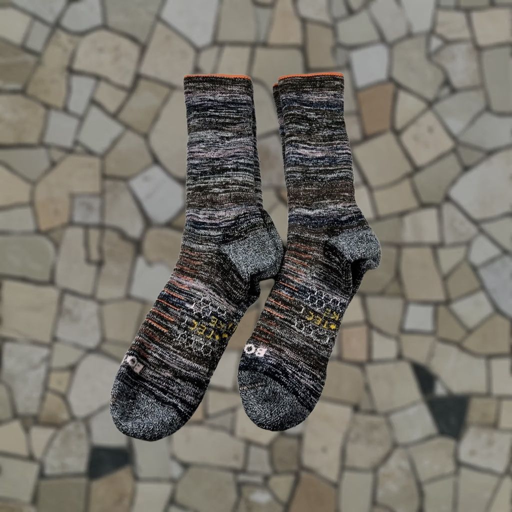 Vintage Bombas Hex Tec Hike Hiking Socks Lot Of 2 Pairs Size L Stripe Calf Mens Size ONE SIZE - 1 Thumbnail