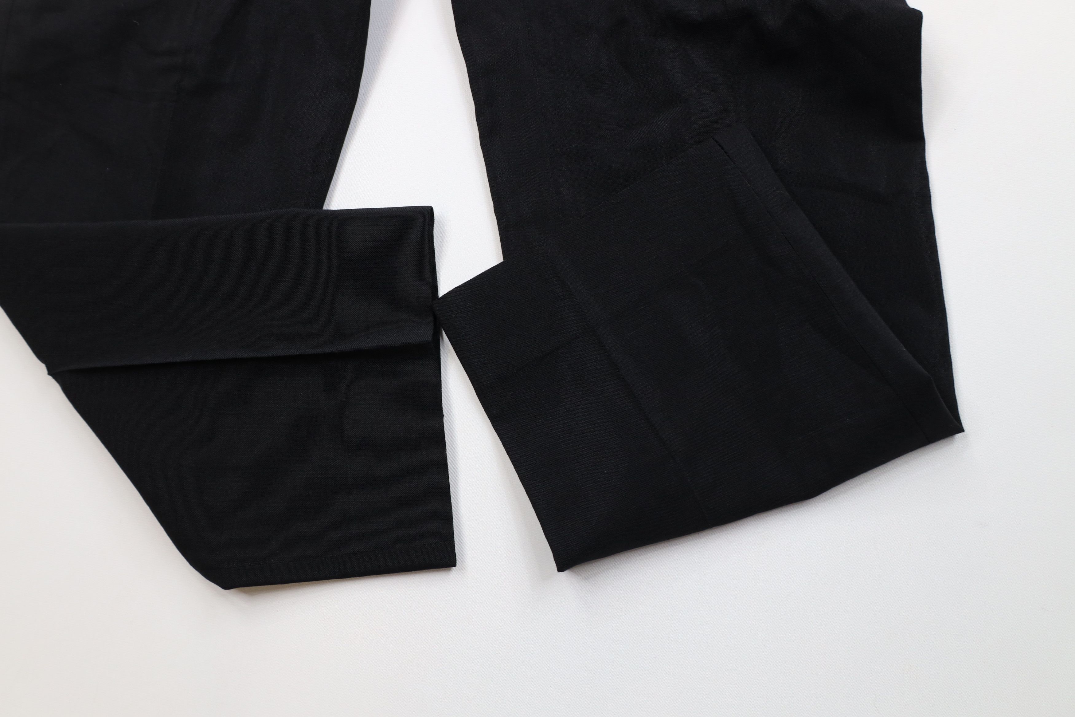 Vintage Vintage 50s Rockabilly Gabardine Knit Chino Pants Black USA Size US 34 / EU 50 - 5 Thumbnail